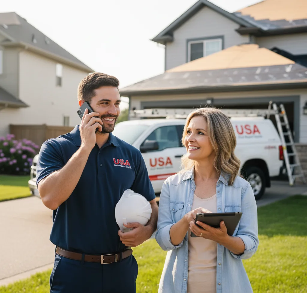 USA Roof Repair Experts customer support in New Eagle